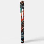 Levendige oceaanreis met schip en Zee leven Case-Mate iPhone Case (Achterkant / Links)