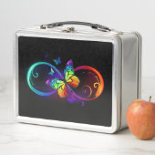 Levendige oneindigheid met een zwarte regenboogvli (In situ)