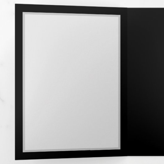 Levendige oneindigheid met een zwarte regenboogvli drieluik aankondiging (Binnenzijde eerst)