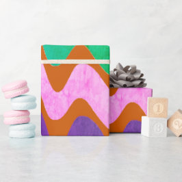 Levendige Oranje cadeau-idealen Cadeaupapier