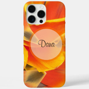 Levendige Oranje Tulp foto iPhone 16 Pro Max Hoesje
