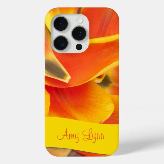 Levendige Oranje Tulp foto Case-Mate iPhone Case (Achterkant)