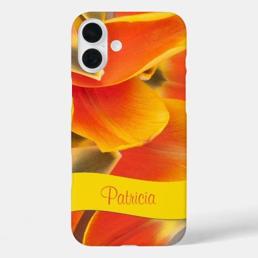 Levendige Oranje Tulp foto Case-Mate iPhone Case (Achterkant)