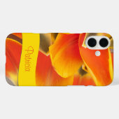Levendige Oranje Tulp foto Case-Mate iPhone Case (Achterkant (horizontaal))