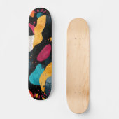 Levendige organische vorm - Abstract minimalistisc Skateboard (Voorkant)