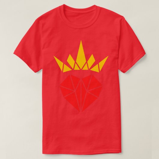 Levendige origami heeft het hart Geweldige cadeaui T-shirt (Design voorkant)