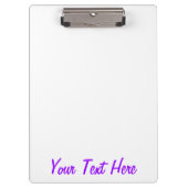 Levendige Paarse accentkleur  Klembord (Voorkant)