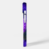 Levendige Paarse gespikkelde Natuur iPhone Case (Achterkant / Links)