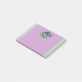 Levendige Paarse lotusaanvalstrips Post-it® Notes (Schuin)