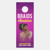 Levendige Paarse vlechten & pruiken haar vlechten (Voorkant)