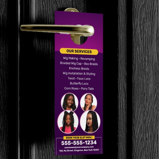 Levendige Paarse vlechten & pruiken haar vlechten