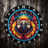 Levendige Parrot Dartboard voor Fun Spaces Dartbord