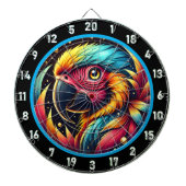 Levendige Parrot Dartboard voor Party Rooms Dartbord (Voorkant)