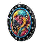 Levendige Parrot Dartboard voor Party Rooms Dartbord (Voorkant Rechts)