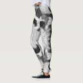 Levendige pastelsymmetrie - Abstracte getextureerd Leggings (Links)