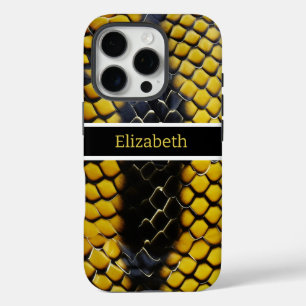 Levendige patronen van een giftige slang iPhone 16 pro hoesje