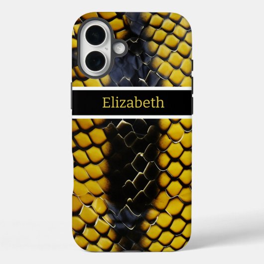 Levendige patronen van een giftige slang Case-Mate iPhone case (Achterkant)