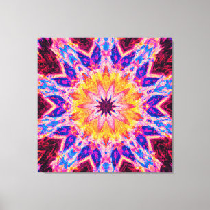 Levendige Patroon Power Art Canvas Afdruk