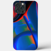 Levendige perzikbedekking bebouwde digitale verfve Case-Mate iPhone case (Achterkant)
