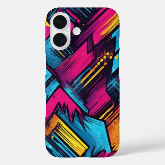 Levendige Pop Art Bold Kleuren Telefoonhoes Case-Mate iPhone Case (Achterkant)