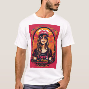 Levendige Pop Art Expression T-shirt Collectie