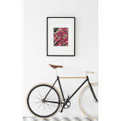 Levendige Pop Art Poppy Poster