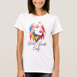 Levendige Pop Art Woman T-shirt