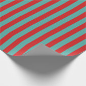 Levendige Postbox Zeemeermin Strepen Cadeaupapier (Hoek)