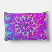 Levendige psychedelische kleurrijke groovy fractal etui (Achterkant)