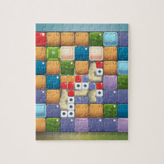 Levendige Puzzel Game Art - Kleurrijke Jigsaw Puzz Legpuzzel