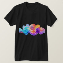 Levendige Regenboog Abstracte Vloeibare Golven