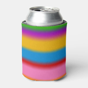 Levendige Regenboog Kleurverloop Strepen Blikjeskoeler