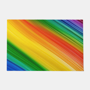 Levendige Regenboog van Kleuren Deurmat