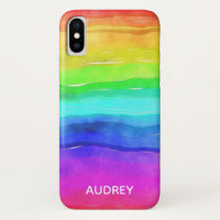 Levendige Regenboog Waterverf Custom