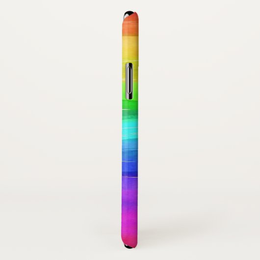 Levendige Regenboog Waterverf Custom Case-Mate iPhone Case (Achterkant / rechts)