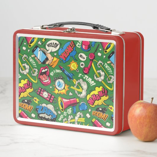 Levendige Retro Comic Pop Kunst (In situ)