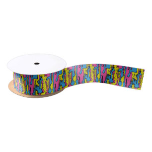 "Levendige Retro Pop Art Drip Patroon Lint