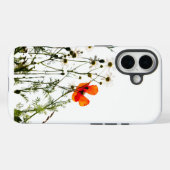 "Levendige rode bloemen ontwerp witte iPhone 16 Ho Case-Mate iPhone Case (Achterkant (horizontaal))