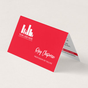 Levendige rode QR-code Foto sociale media pictogra Visitekaartjes