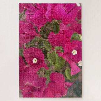 Levendige Roze Bougainvillea Bloemen in Bloei in T Legpuzzel