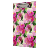 Levendige roze en witte impatiens Vloeiend Patroon Klembord (Links)