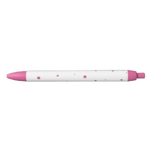 Levendige roze Polkadot Pen