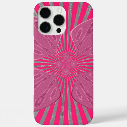 , levendige roze prachtige, stijlvolle, stijlvolle Case-Mate iPhone case (Achterkant)