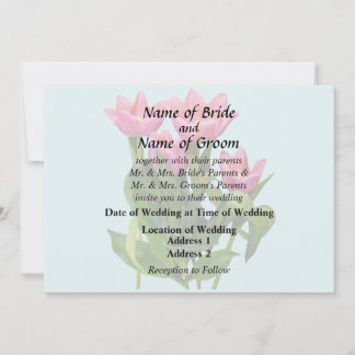 : Levendige Roze Tulpen Kaart
