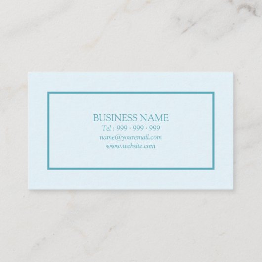 Levendige  Rozen Bloemenpatroon op Mint Visitekaartje (Achterkant)