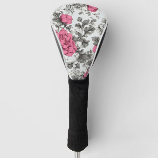 Levendige Rozen Golf Head Hoesje Golfheadcover
