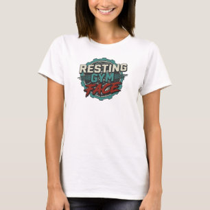 Levendige RUSTGEZICHTGYM STIJLVERKLARING T-shirt