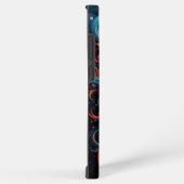 levendige schedelcaleidoscoop samsung galaxy hoesje (Rechterkant)