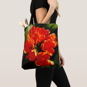 Levendige Sinaasappels bloemen Draagtas