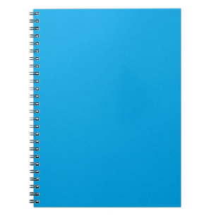 Levendige Sky Blue Color Decor Eenvoudig aanpassen Notitieboek